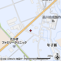 秋田県横手市平鹿町中吉田竹原76-1周辺の地図