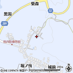 秋田県にかほ市院内〆カケ42周辺の地図