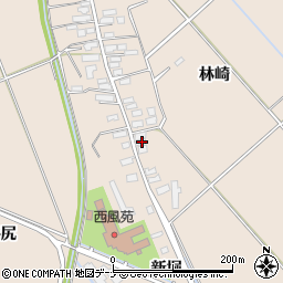 秋田県横手市平鹿町浅舞林崎120周辺の地図