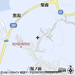 秋田県にかほ市院内〆カケ16-5周辺の地図