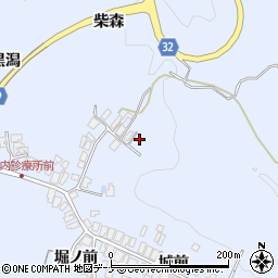 秋田県にかほ市院内〆カケ44周辺の地図