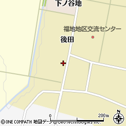 秋田県横手市雄物川町柏木後田14-1周辺の地図