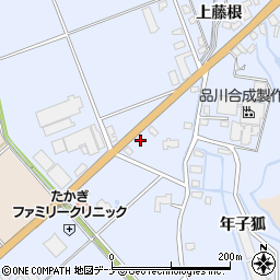秋田県横手市平鹿町中吉田竹原77周辺の地図