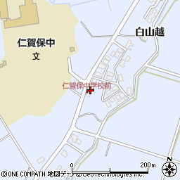 秋田県にかほ市院内ヒシカタ222-11周辺の地図
