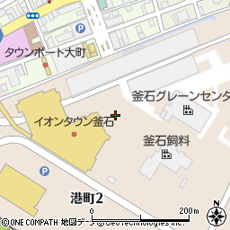 イオンタウン釜石第１駐車場周辺の地図