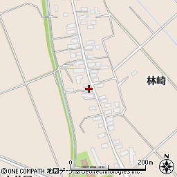 秋田県横手市平鹿町浅舞林崎32-1周辺の地図