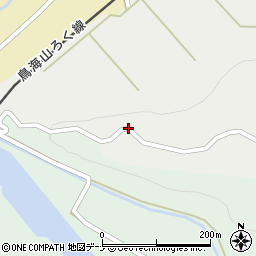 秋田県由利本荘市山本大台周辺の地図