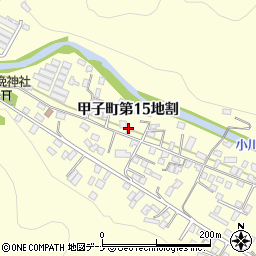 岩手県釜石市甲子町（第１５地割）周辺の地図