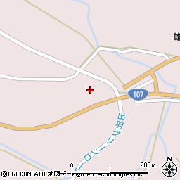 秋田県横手市雄物川町大沢新道周辺の地図