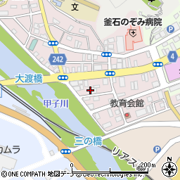 工藤精肉店　中央ビル食堂部周辺の地図