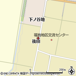 秋田県横手市雄物川町柏木後田6-1周辺の地図