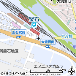 駅レンタカー釜石営業所周辺の地図