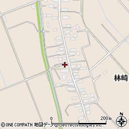 秋田県横手市平鹿町浅舞林崎23周辺の地図