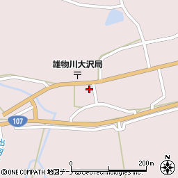 秋田県横手市雄物川町大沢大沢100周辺の地図