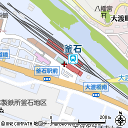 釜石観光物産協会・釜石観光総合案内所周辺の地図