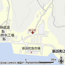 新浜町周辺の地図