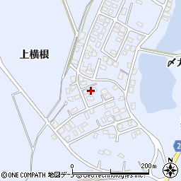 秋田県にかほ市院内上横根31-3周辺の地図