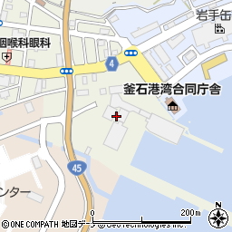 岩手県釜石市只越町周辺の地図