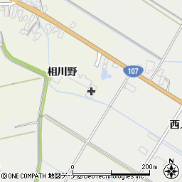 秋田県横手市雄物川町東里相川野44周辺の地図