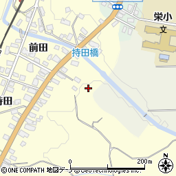 秋田県横手市柳田持田周辺の地図