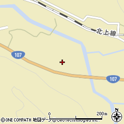 秋田県横手市山内黒沢瀬野ヶ台81周辺の地図