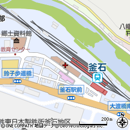ヘアークリエイション・ＯＺシープラザ釜石店周辺の地図