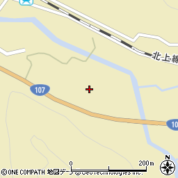 秋田県横手市山内黒沢瀬野ヶ台67周辺の地図
