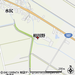 秋田県横手市雄物川町東里相川野40周辺の地図