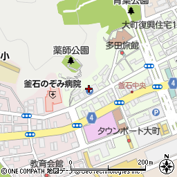 大町商店街駐車場周辺の地図