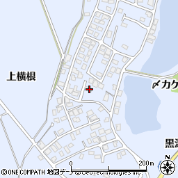 秋田県にかほ市院内上横根46-6周辺の地図