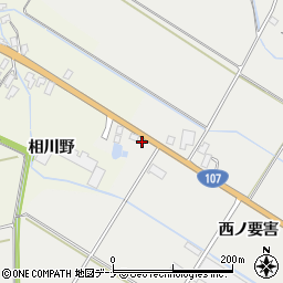 秋田県横手市平鹿町樽見内（相川野）周辺の地図
