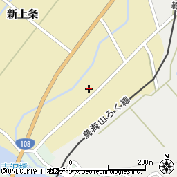 秋田県由利本荘市新上条新上条70周辺の地図