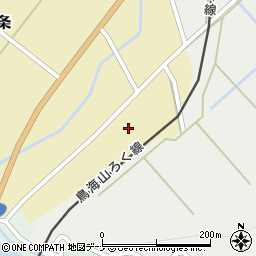 秋田県由利本荘市新上条新上条48-8周辺の地図