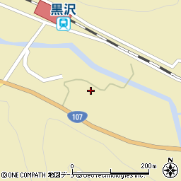 秋田県横手市山内黒沢瀬野ヶ台37周辺の地図
