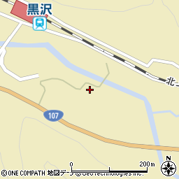 秋田県横手市山内黒沢瀬野ヶ台49周辺の地図