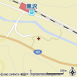 秋田県横手市山内黒沢瀬野ヶ台32周辺の地図