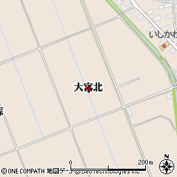 秋田県横手市平鹿町浅舞大宮北周辺の地図