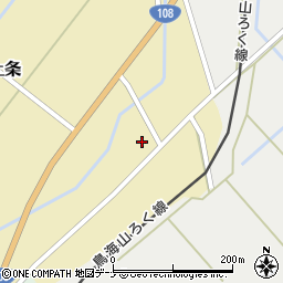 秋田県由利本荘市新上条新上条61周辺の地図