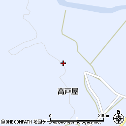秋田県由利本荘市東由利田代（山ノ下）周辺の地図
