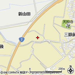 秋田県にかほ市黒川三嶽後12周辺の地図