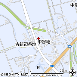 秋田県横手市平鹿町中吉田中谷地13周辺の地図