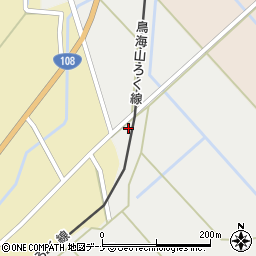 秋田県由利本荘市山本震旦林14-2周辺の地図