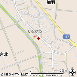 秋田県横手市平鹿町浅舞林崎3周辺の地図