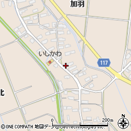 秋田県横手市平鹿町浅舞林崎65-1周辺の地図