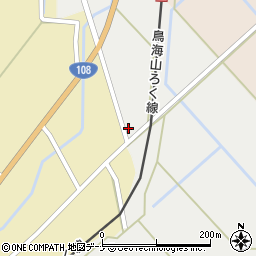 秋田県由利本荘市山本前田表307周辺の地図