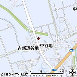 秋田県横手市平鹿町中吉田中谷地40周辺の地図
