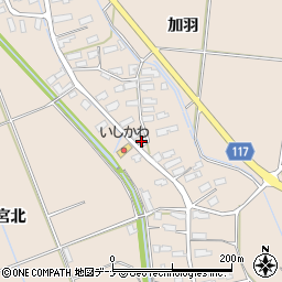 秋田県横手市平鹿町浅舞林崎67周辺の地図