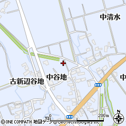 秋田県横手市平鹿町中吉田中谷地12周辺の地図