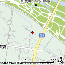 岩手県北上市鬼柳町荒堰129周辺の地図