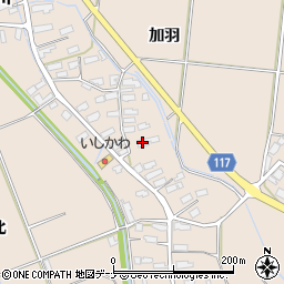 秋田県横手市平鹿町浅舞林崎66-4周辺の地図